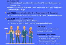 Oferta de treball Programa Treball i Formació 2025